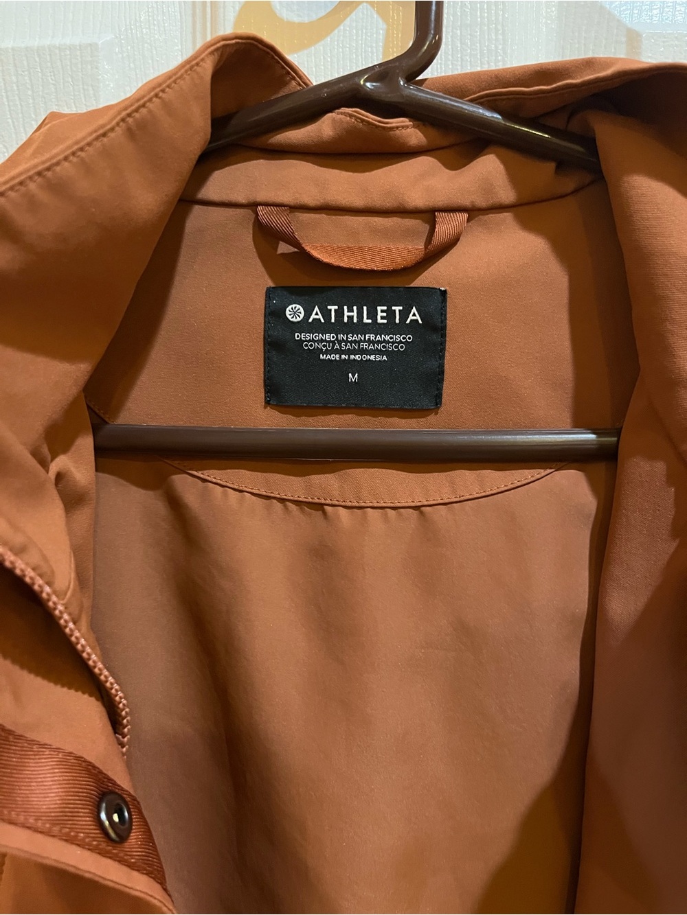 Athleta RainOut Sutro Long Trench - Sequoia Brown - Picture 3 of 5